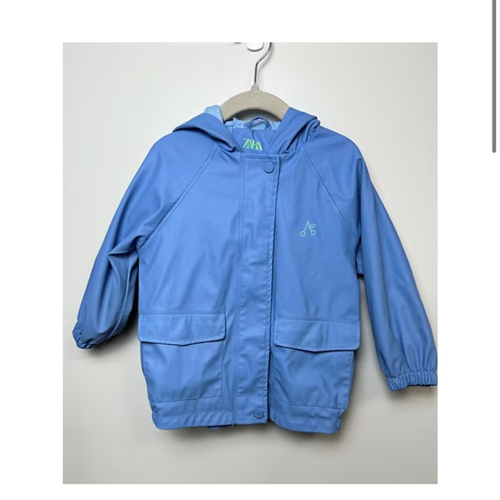 Zara Kids Blue Hooded Jacket